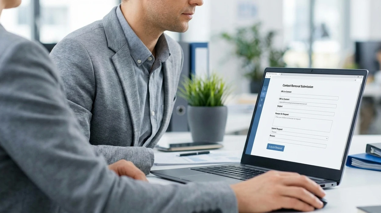 Can you remove a news article from the internet and request deletion legally