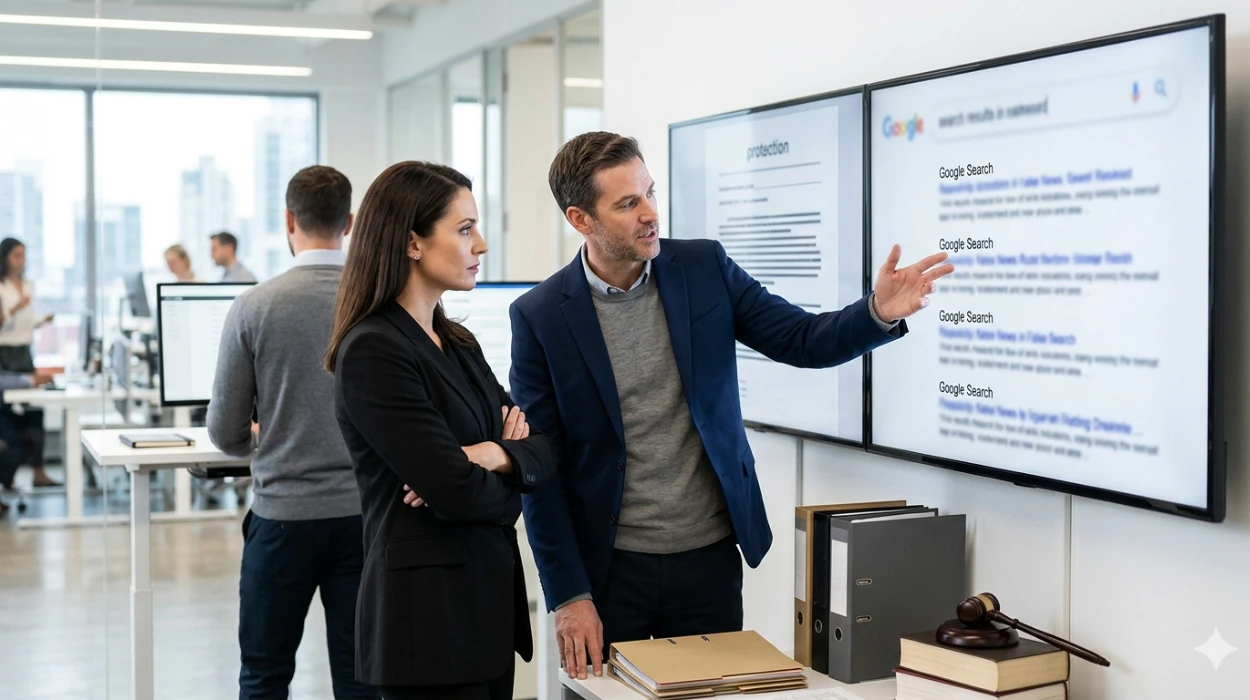 Remove false news articles and protect your name legally