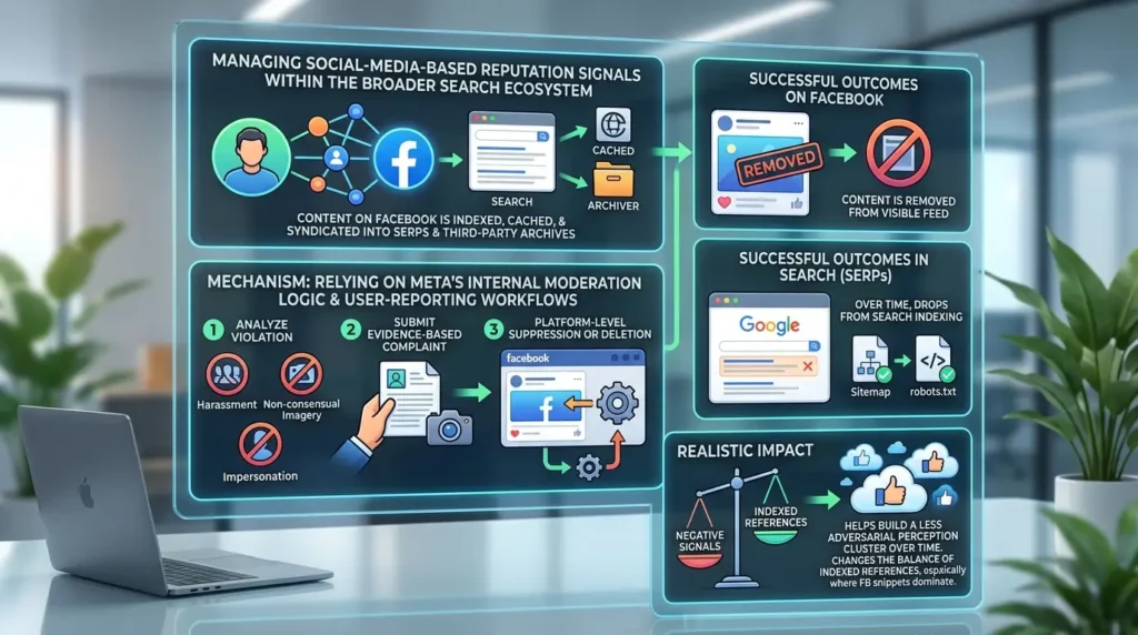 What “Facebook content removal services” can realistically achieve