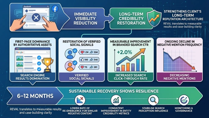 Which outcomes demonstrate sustainable reputation recovery
