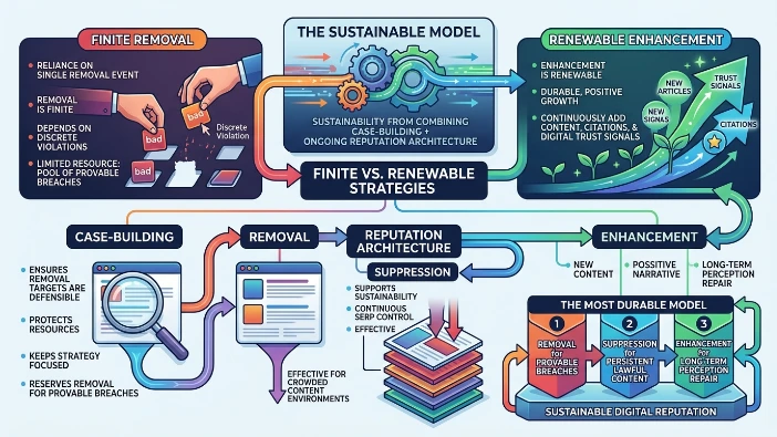 Which strategy is more sustainable