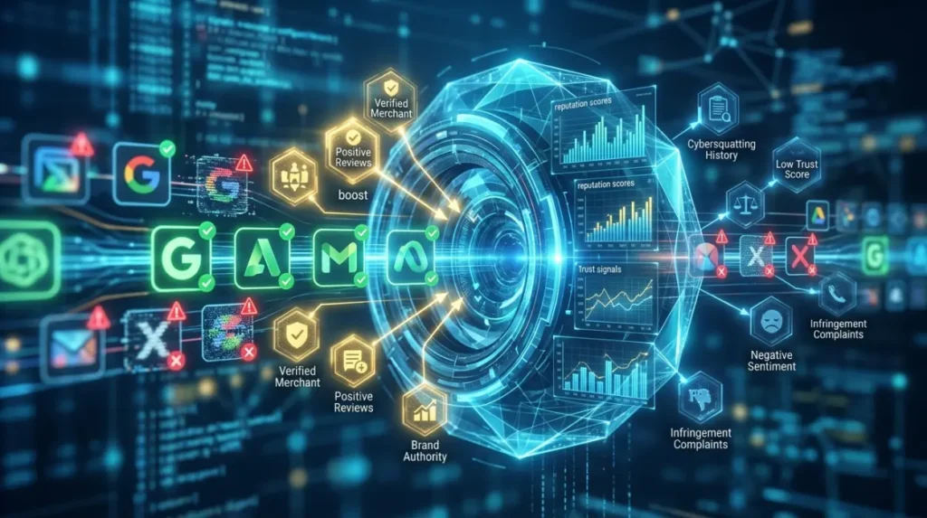 How Do Search Engines Interpret Reputation Signals Related to Trademark Infringement?