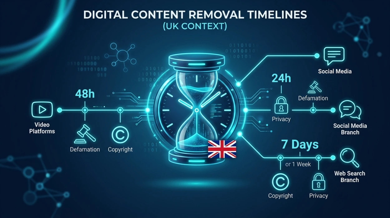 How Long Content Removal Takes in the UK Depending on Platform and Content Type
