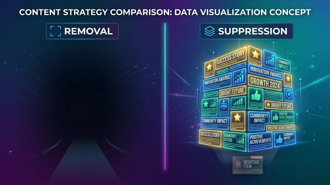 How Negative Content Suppression on Google Works and When It Outperforms Removal