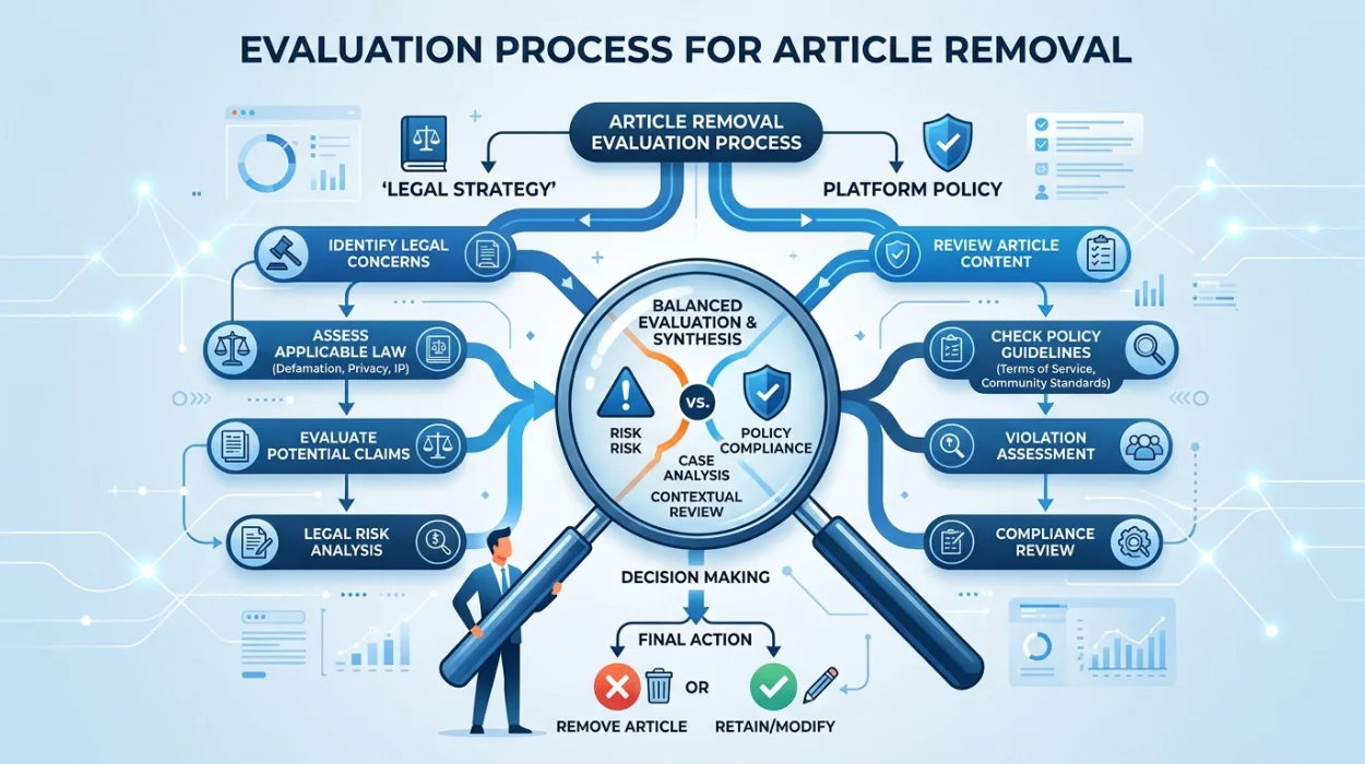 How an Article Removal Service Evaluates Legal and Platform Routes Before Acting