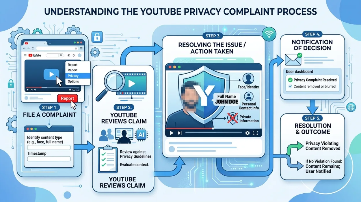 How the YouTube Privacy Complaint Process Works and What Content It Covers