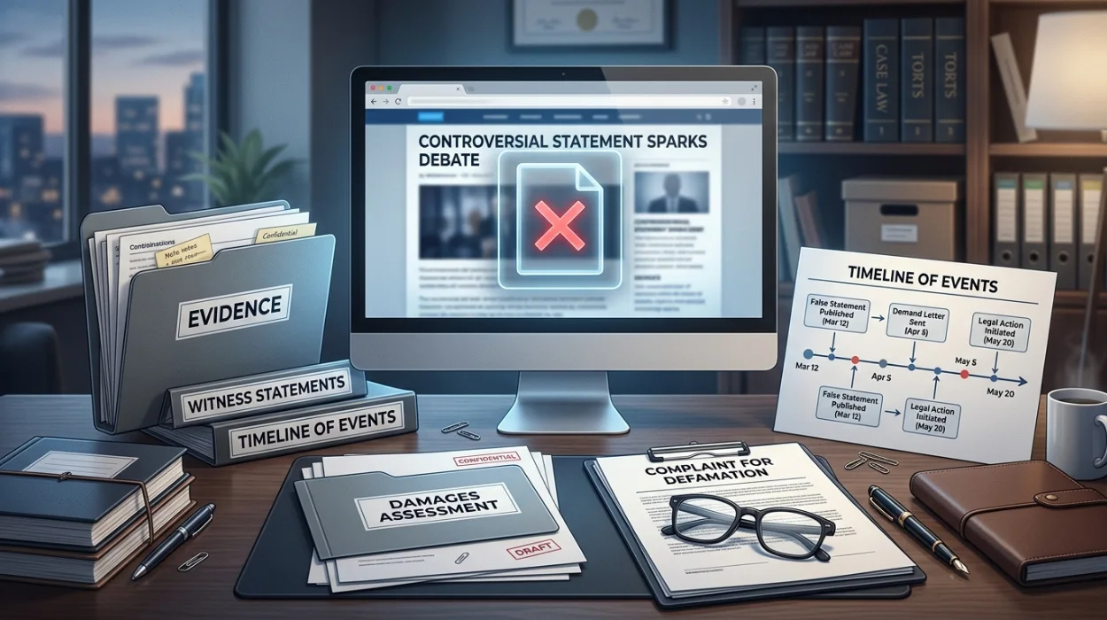 How to Build a Defamation Case to Support Removing a Damaging Article Online