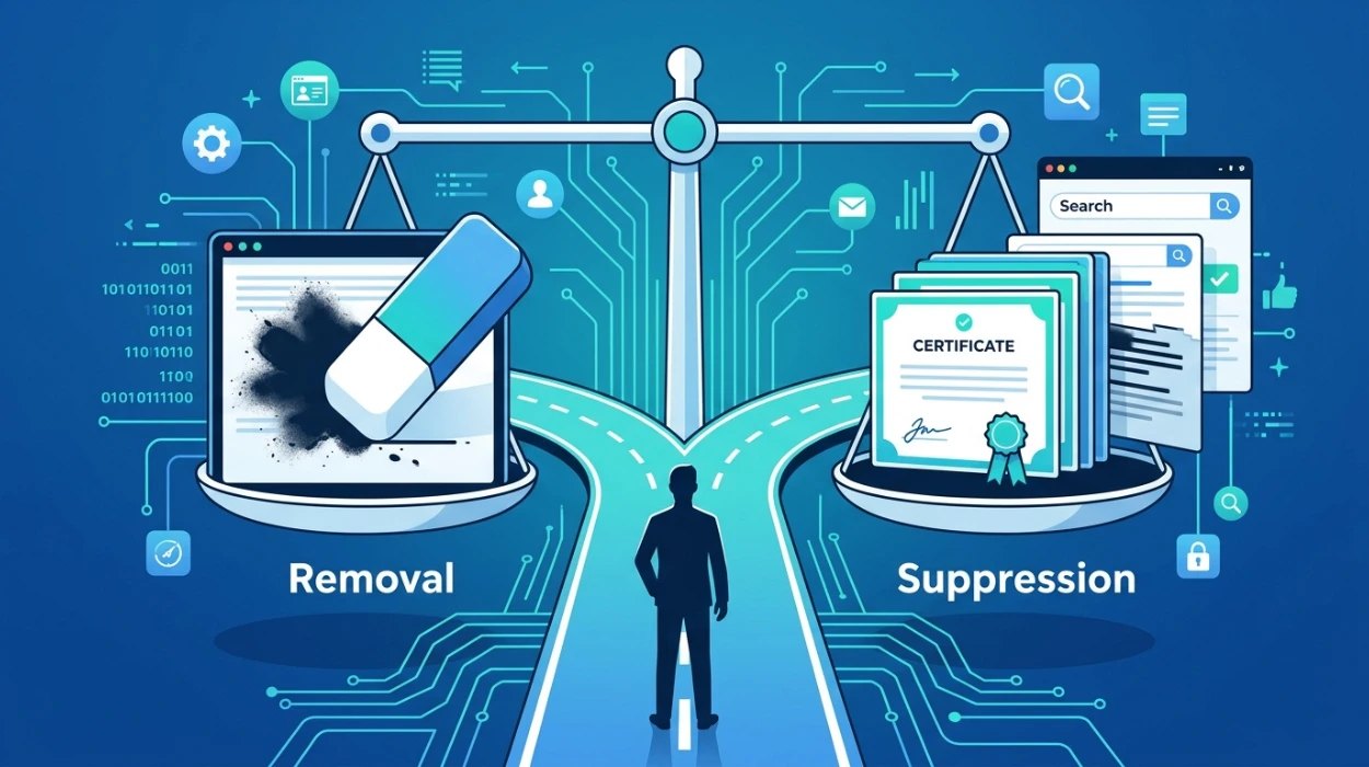 How to Choose Between Content Suppression and Removal for Negative Search Results