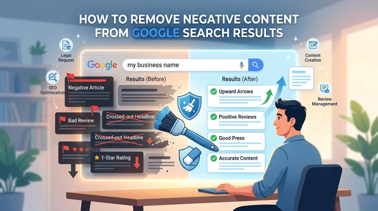How to Remove Negative Content from Google Search Results