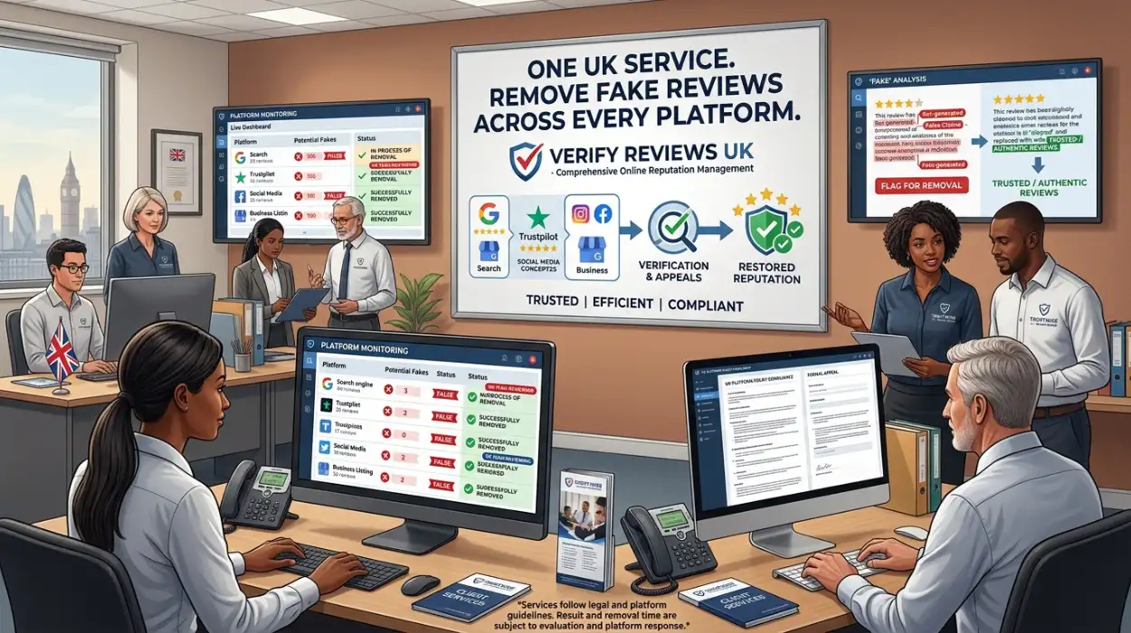 Remove Fake Online Reviews Across Every Platform With One UK Service
