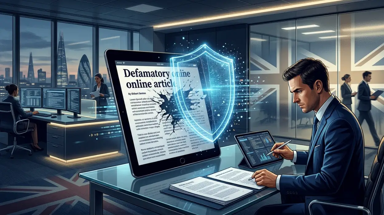 Remove a Defamatory Online Article Quickly With Specialist UK Legal Support