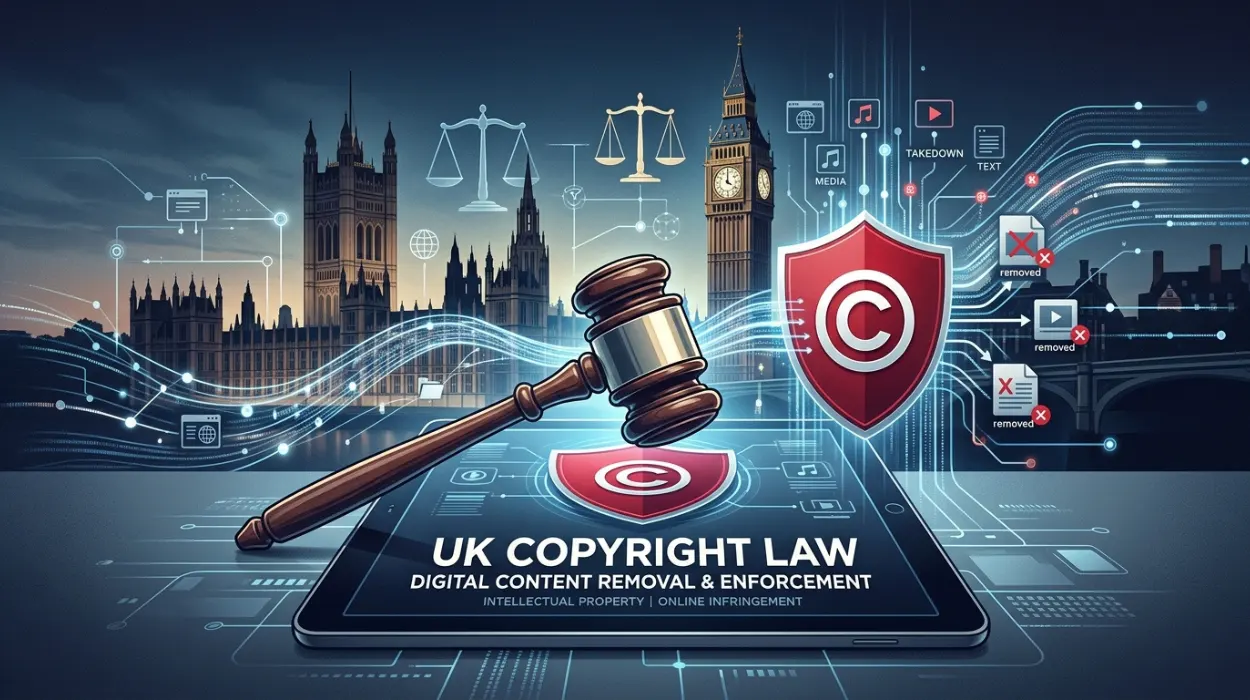 What Copyright Content Removal in the UK Covers and Which Laws Apply