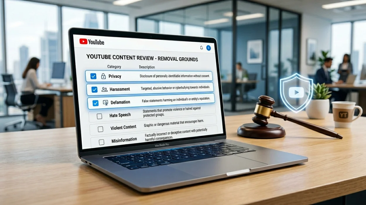 What Grounds YouTube Accepts to Remove a Video That Is Harming Your Reputation