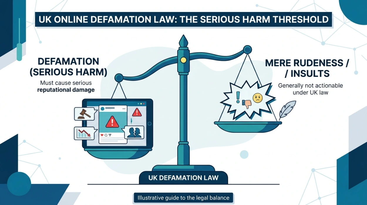 What Online Defamation Means in UK Law and How It Differs From Just Being Rude