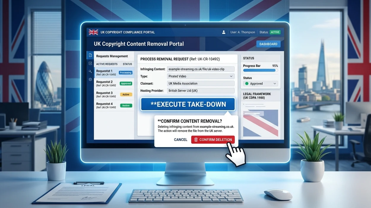 What Steps Are Needed to Remove Copyright Infringing Content From UK Websites