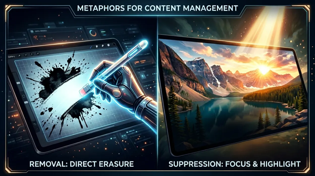 What the Difference Between Content Removal and Suppression Actually Means