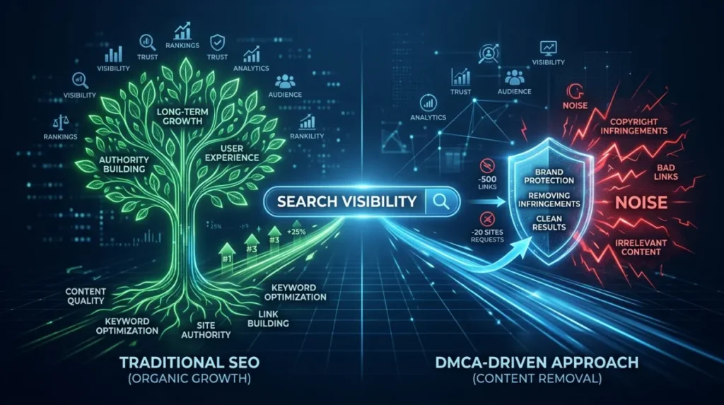 Which Approach Has Greater Influence on Search Visibility?