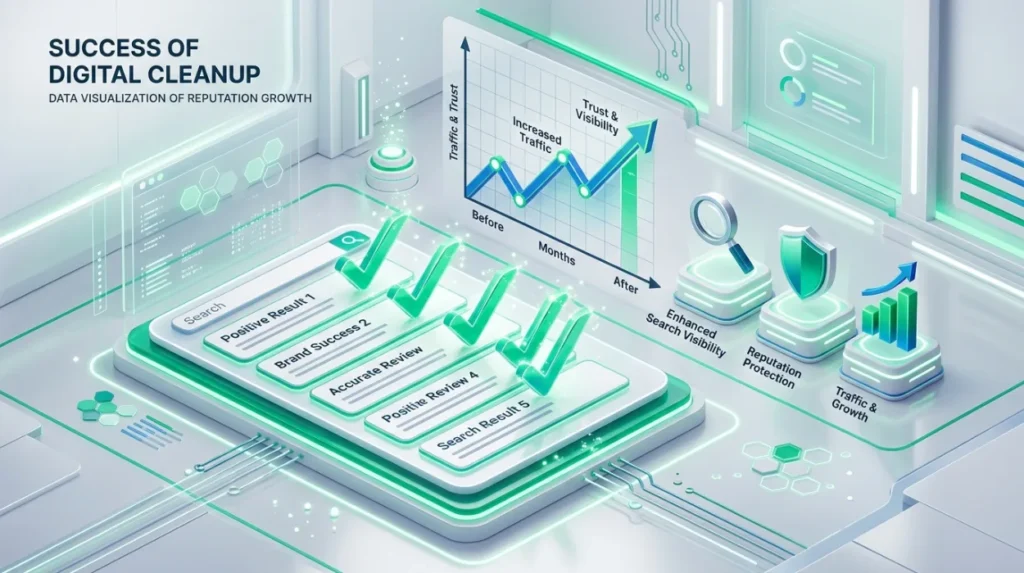 Which Outcomes Demonstrate That a Dead Link Cleanup Strategy Is Effective?