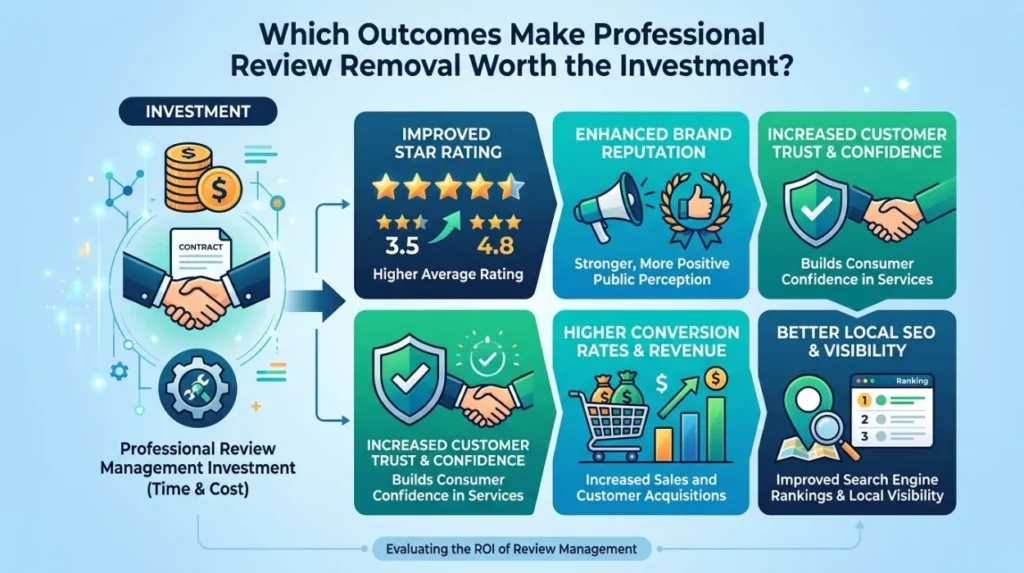 Which Outcomes Make Professional Review Removal Worth the Investment?