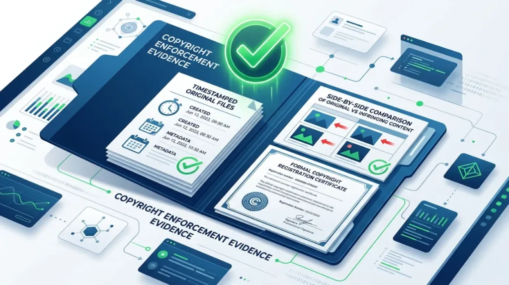 Which Types of Evidence Strengthen a Copyright-Based Removal Request?