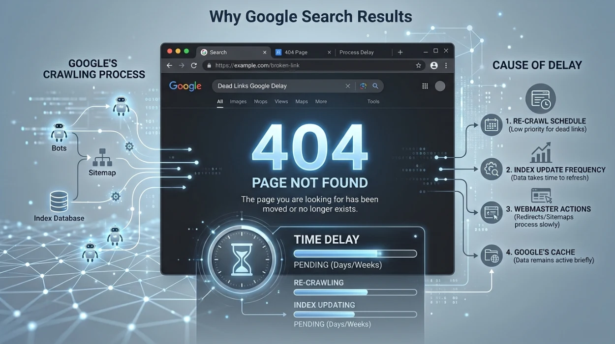 Why Dead Links Keep Showing in Google Results and What Causes the Delay