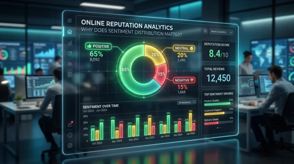 Why Does Sentiment Distribution Matter in Online Reputation?