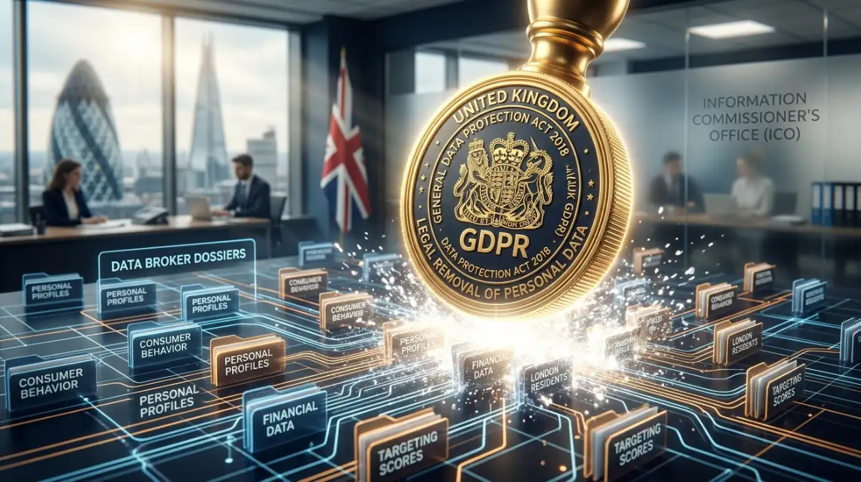 How Data Broker Removal in the UK Works Under GDPR and Data Protection Law