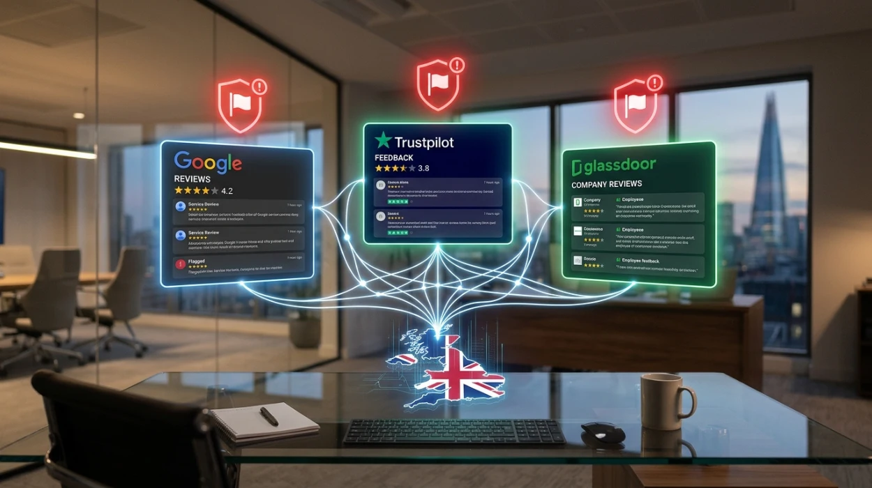 How Fake Review Reporting in the UK Works Across Google, Trustpilot and Glassdoor