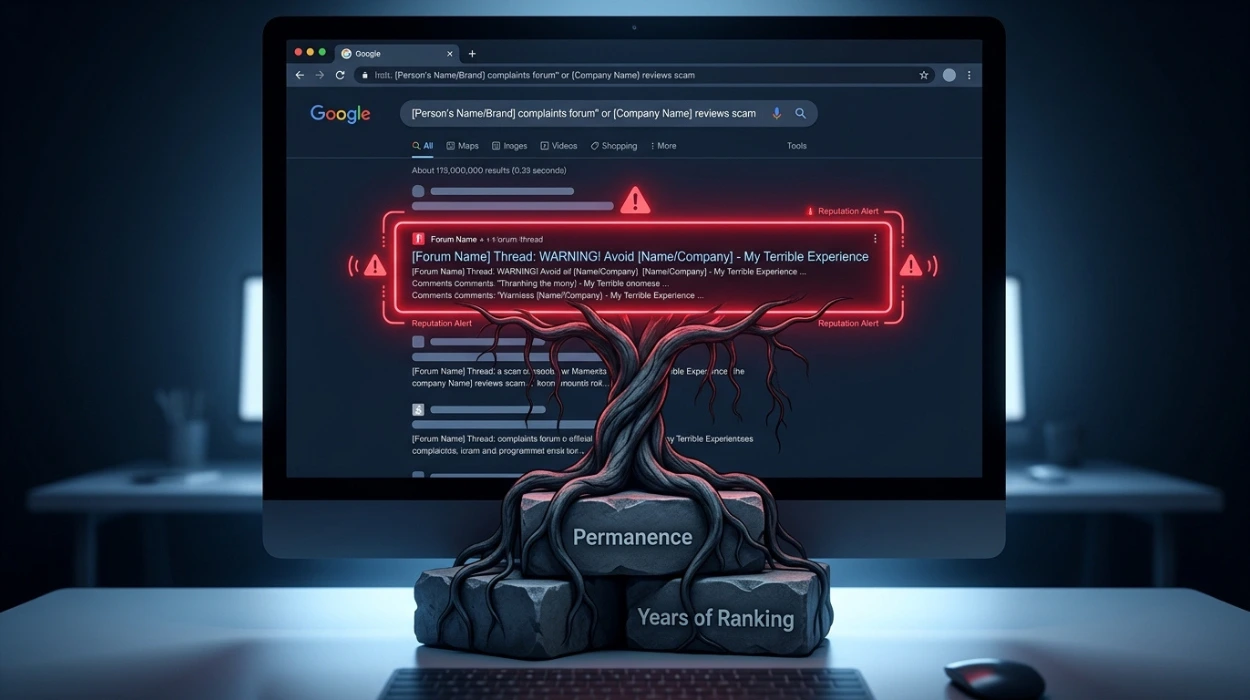 How Forum Posts Damage Reputation and Why They Can Rank in Google for Years