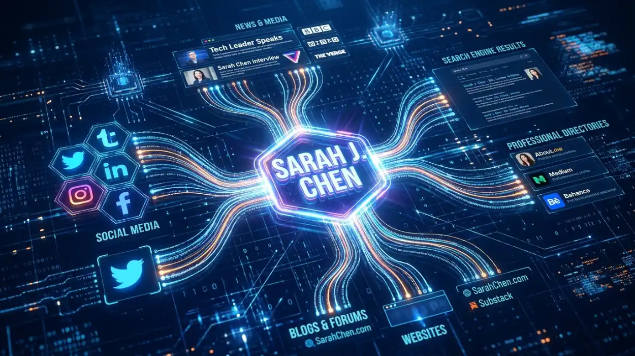 How Your Name Becomes Publicly Searchable Across Multiple Online Platforms