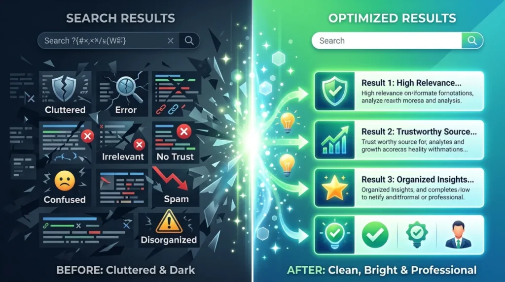 How does Article Removal Services improve search perception?