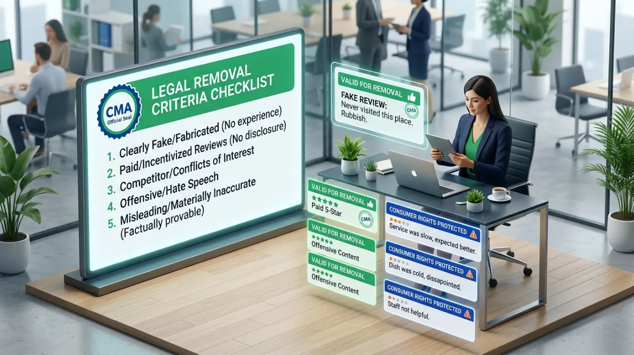 How the CMA Fake Review Law Changes What Businesses Can Demand Be Removed
