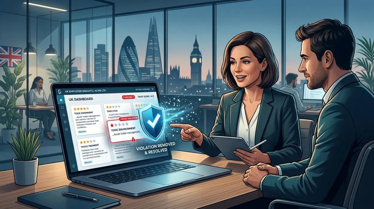 Manage Your Glassdoor Employer Reviews and Remove Violations With UK Expert Help