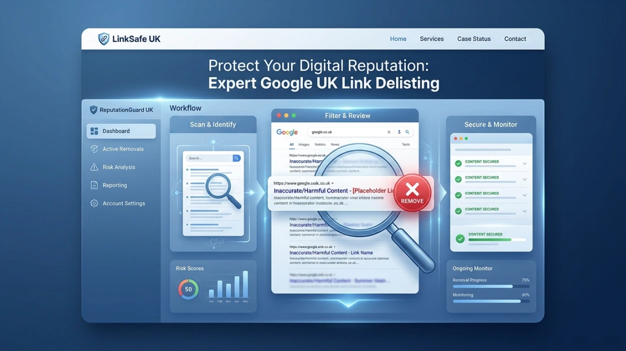 Remove Harmful Links From Google UK With Our Expert Delisting Service
