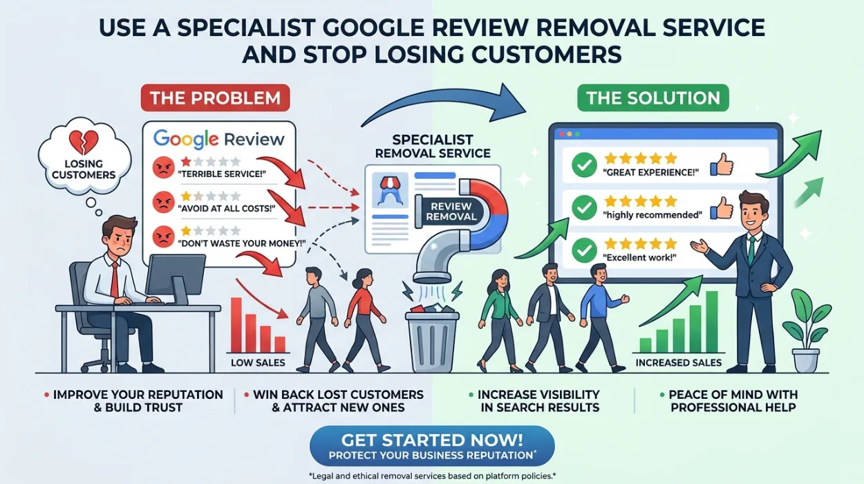 Use a Specialist Google Review Removal Service and Stop Losing Customers