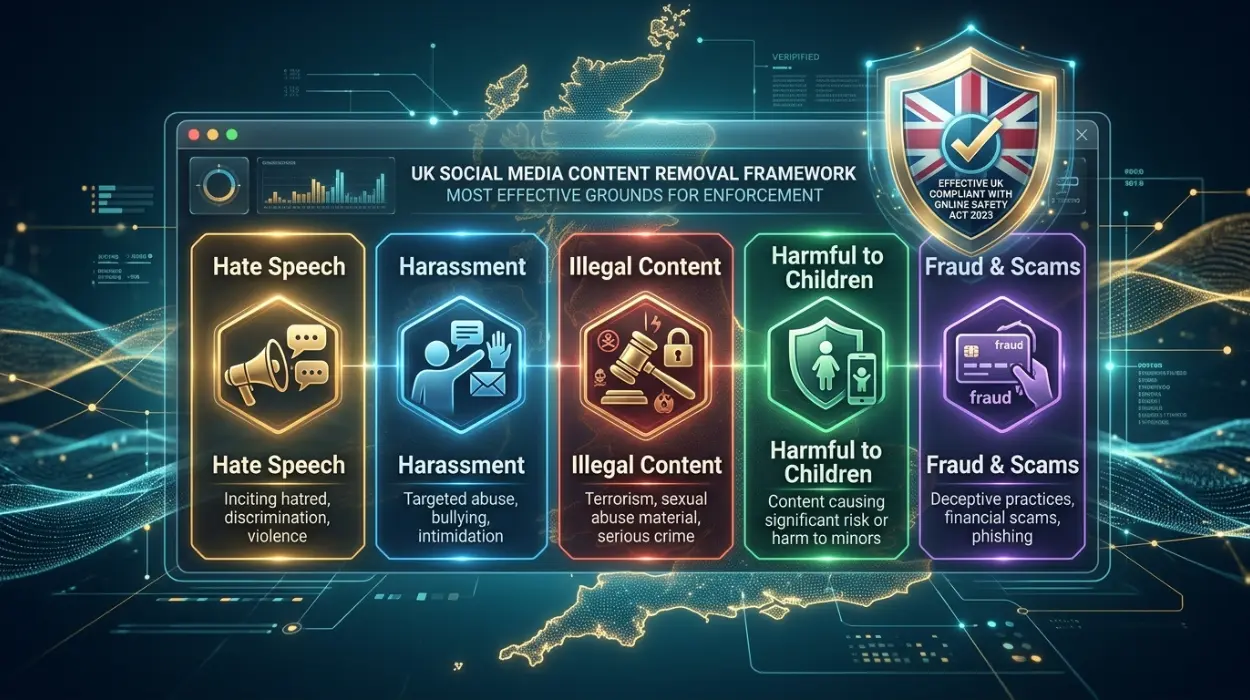 What Grounds Are Most Effective for Social Media Content Removal in the UK