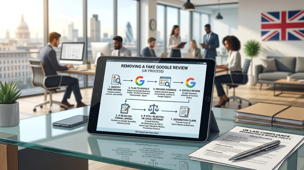 What the Process for Removing a Fake Google Review in the UK Involves
