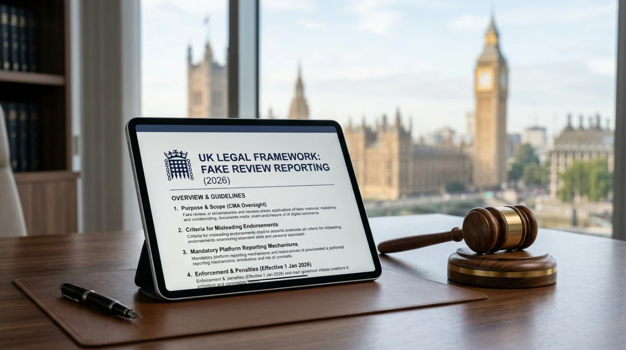 What the UK Legal Framework Says About Fake Review Reporting in 2026