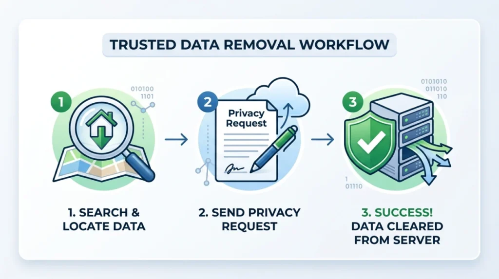 Which Process Does Clear Your Name Use to Remove Home Address Information?