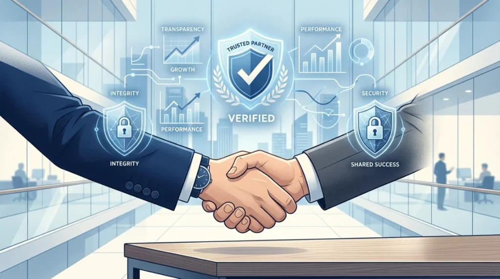 Which factors build trust before choosing a reputation management provider?
