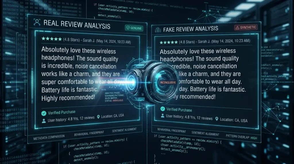 Why Are Fake Indeed Reviews Particularly Hard to Detect?