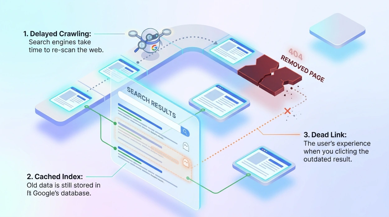Why Dead and Broken Links Continue Appearing in Google After Pages Are Removed