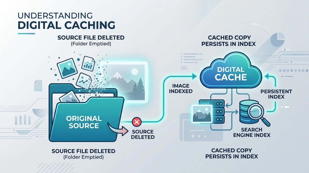 Why Images Persist in Google Search Even After They Are Deleted at the Source