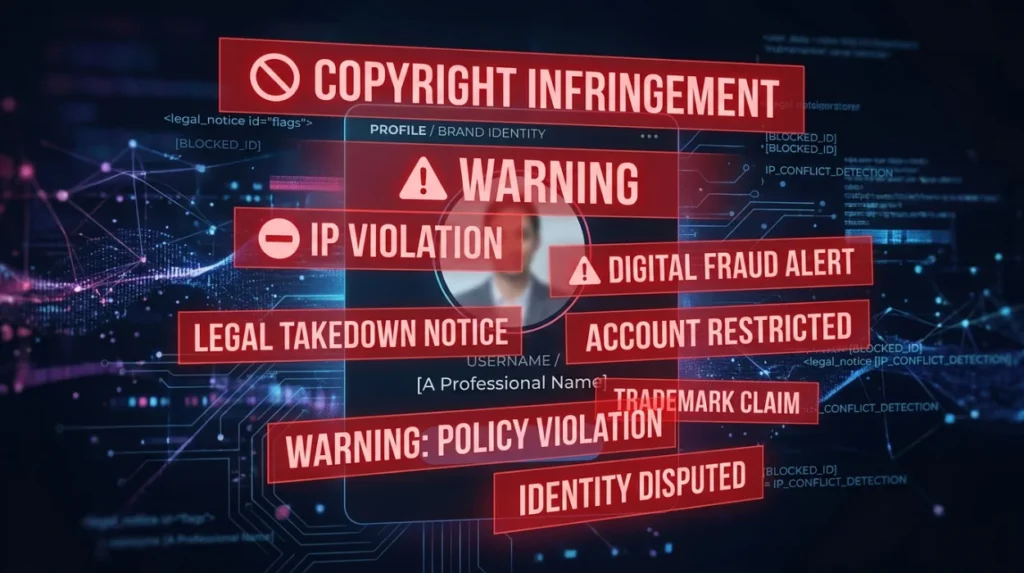 Why do copyright violations affect online reputation?
