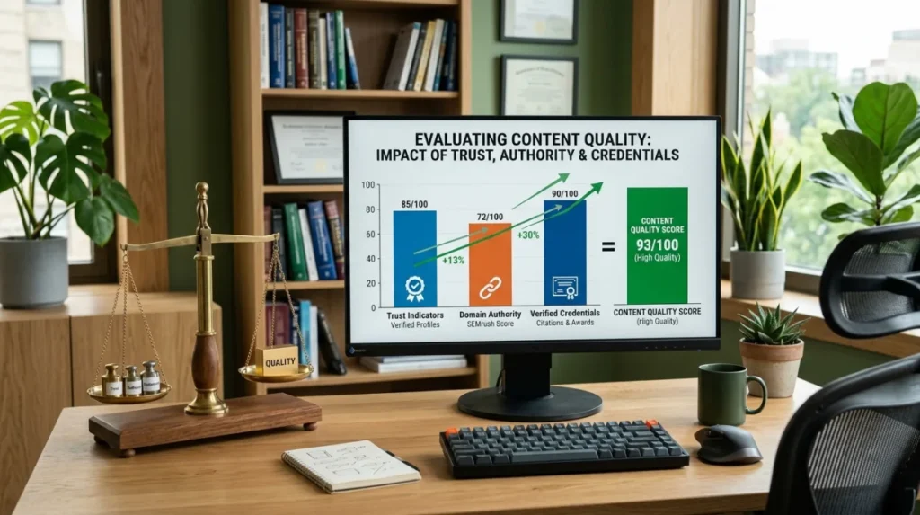 How Do Authority Signals Influence Content Evaluation?