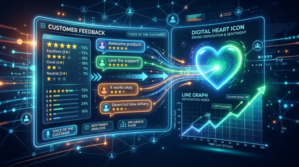 How Do Reviews Affect Online Reputation and Sentiment?