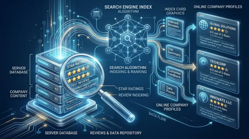 How Does Content Indexing Affect Company Reviews?