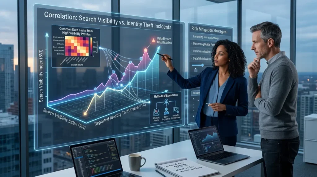 How Does Search Visibility Influence Identity Theft Risk?