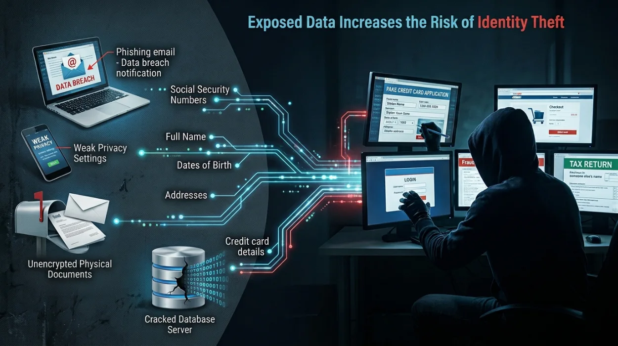 How Exposed Personal Information Increases Your Risk of Identity Theft