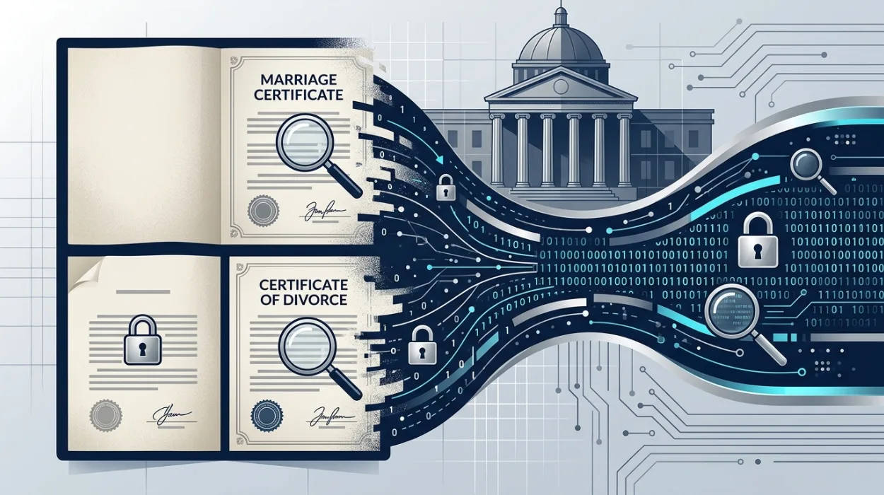 How Marriage and Divorce Records Can Expose Personal Information Online
